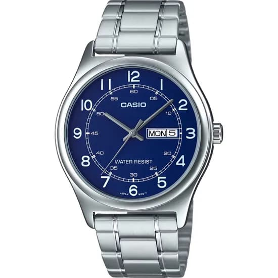 Relógio Casio Dress MTP-V006D-2BUDF Analógico Masculino - Blue/Silver