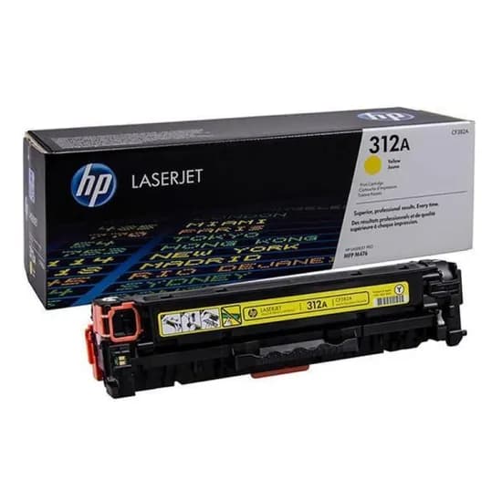 Toner HP 312A CF382A Amarillo MFP M476
