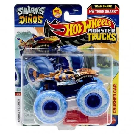 Car Hot Wheels Monster Sharks VS Dinos JCD90
