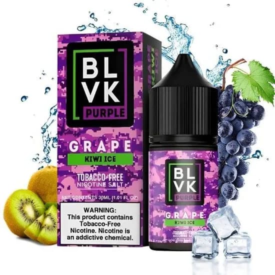 BLVK 30ML Salt Purple Grape Kiwi Ice 50MG