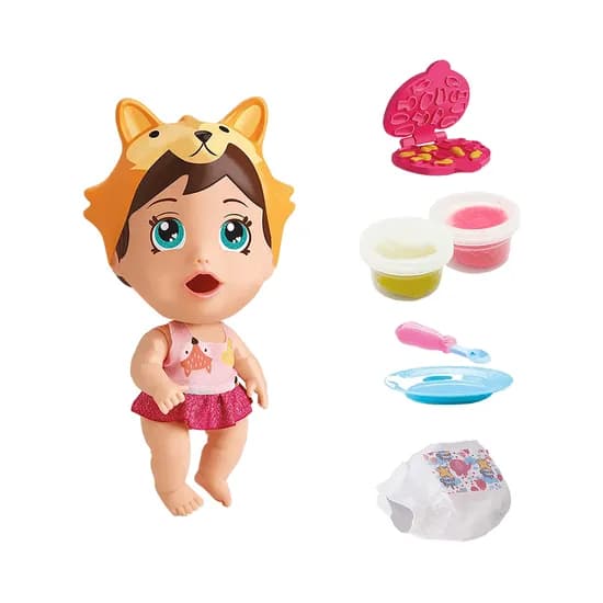 Muñeca Divertoys Little Dolls Animalitos 8187 Surtido 1 Pieza
