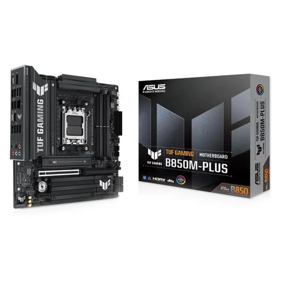 Placa Mãe Asus Tuf Gaming B850M-Plus Wifi DDR5 Socket AM5 Chipset AMD B850 Micro ATX