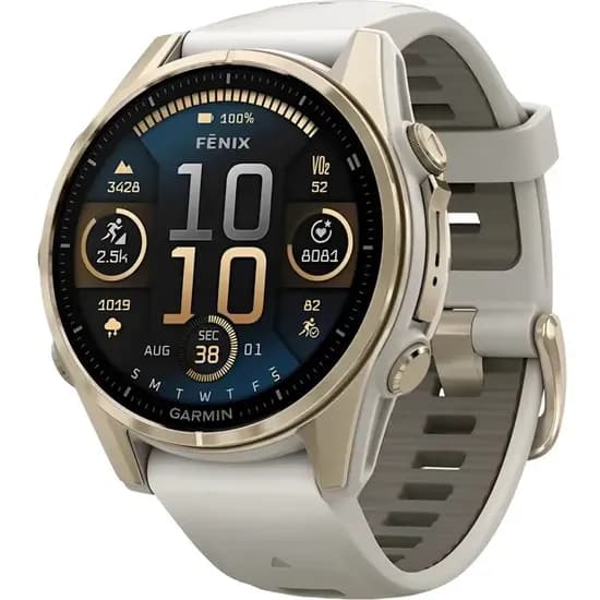 Garmin Reloj GPS Fenix 8 43MM Amoled Saphire 010-02903-10 Gold