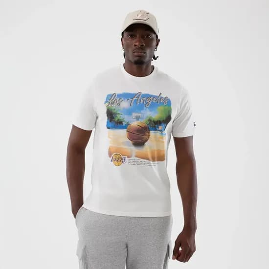 Remera New Era Nba Beach Graphic La Lakers