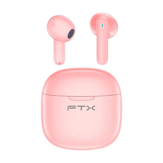 Fone de Ouvido FTX E68-PK - Bluetooth - Rosa