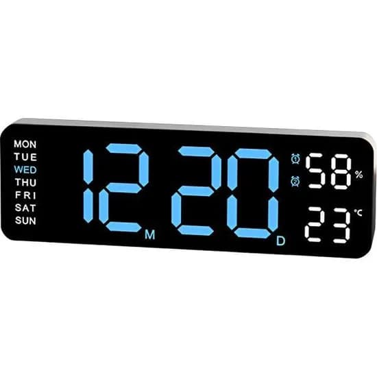 Relógio Digital Despertador Sate AC-T6863 Azul Satellite