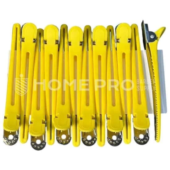 Presilha de Cabelo Lmpro Cor Amarelo 5566, Pacote com 12 Unid.
