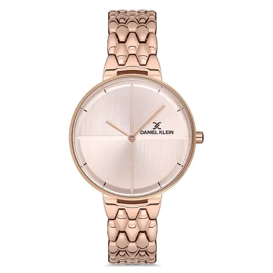 Relógio Analógico Feminino Daniel Klein DK.1.12666-2 Premium Ladies / Pulseira de Aço Inoxidável - Rose Gold