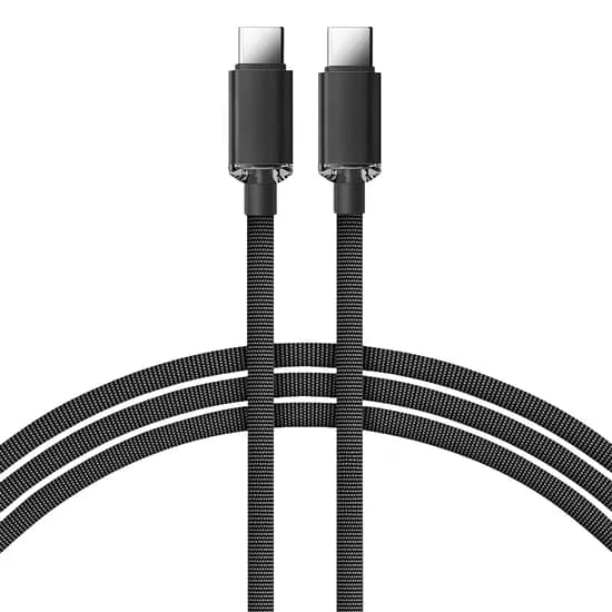 Cabo Xaea Athenea MODX-097 - USB-C/USB-C - 1 Metro - Tpe de Dupla Injeção - Preto