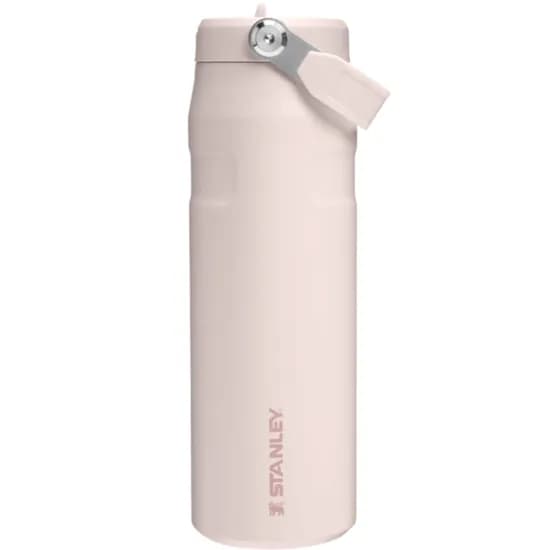 Garafa Térmica Stanley The Aerolight Iceflow Bottle Flip Straw 2.0 Lid 710ML - Rose Quartz