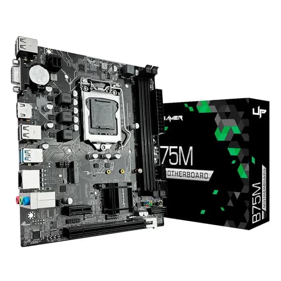 Placa Mãe Up Gamer B75M DDR3 Socket LGA 1155 Chipset Intel B75 Micro ATX