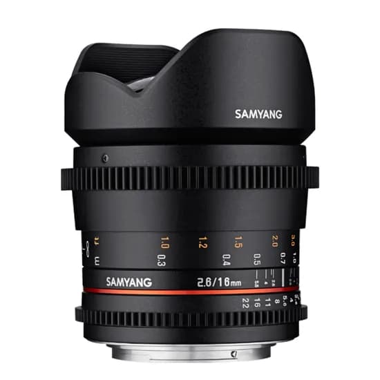 Lente Cine Samyang Canon Ef 16MM T/2.6 Ed As Umc