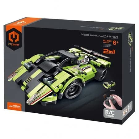 Im.Master Pull Back Race Car Green RC Controle 335PCS 8020
