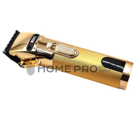 Máquina de Cortar Cabelo Profissional Wmark NG-121 Cor Dourada.