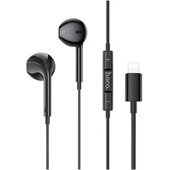 Fone de Ouvido Hoco M111 Pro Lightning com Microfone - Preto