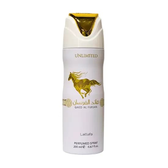 Spray Corporal Unisex Lattafa Qaed Al Fursan Unlimited 200ML