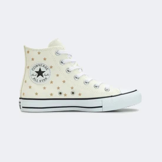 Calzado Converse All Star Embroidered Stars Beige