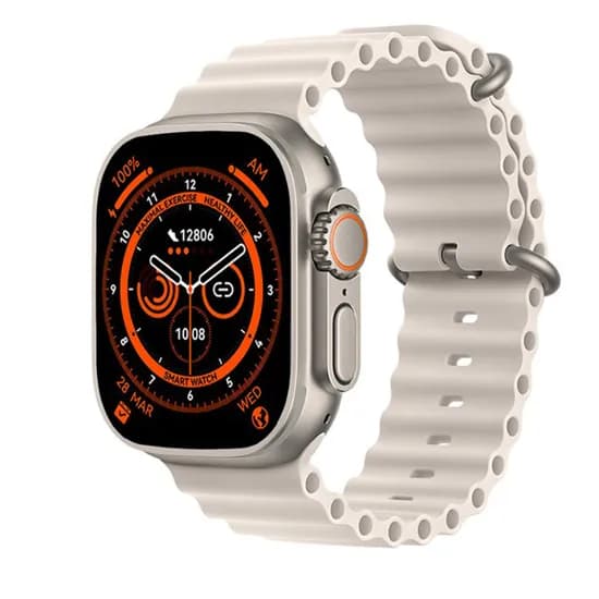 Relógio Smartwatch Luo S8 Ultra 49MM - Branco