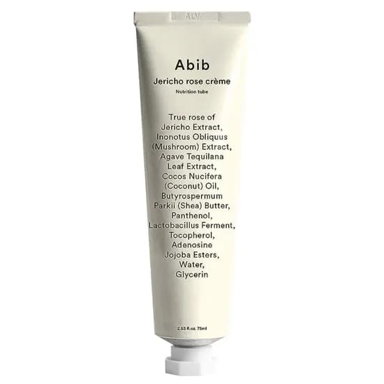 Abib Cosmeticos Jerico Rose Creme Nutrition Tube 75ML Cartón Blanco