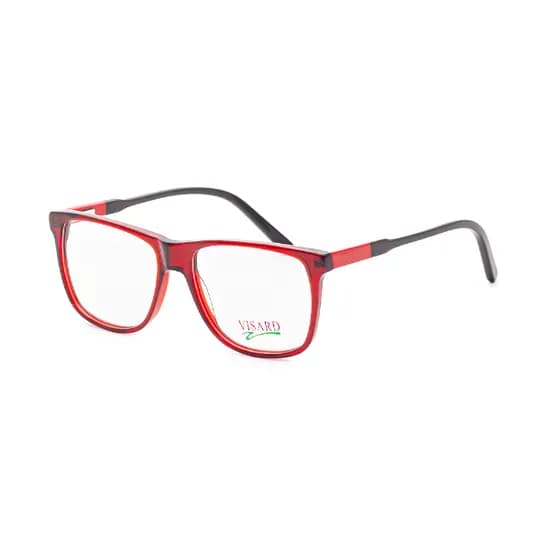 Armação para Óculos de Grau Visard A0134 C7 Tam. 54-16-140MM - Preto/Vermelho