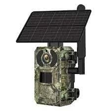 Câmera de Trilha 4G H10 4MP Painel Solar Pir Pir Detecção de Movimento Câmera de Trilha 4G