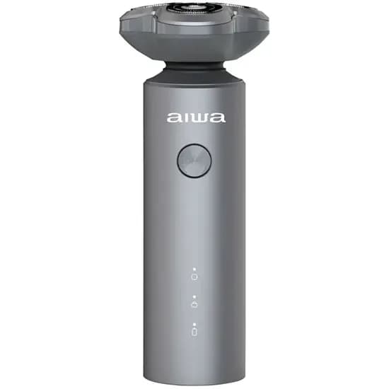 Barbeador Aiwa AW-AB6004 Recarregável - Cinza