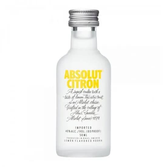 Absolut Miniatura Citron 40%