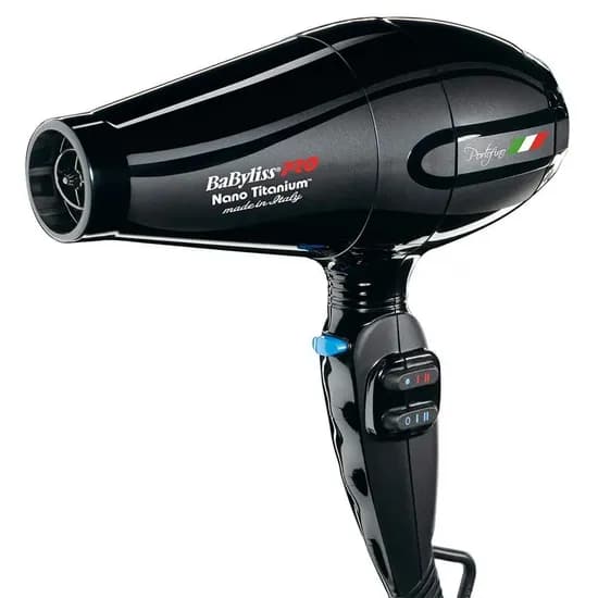 Babyliss Secador Nano Titanium Portofino BNT6610NUZ 220V-50HZ/60HZ Black