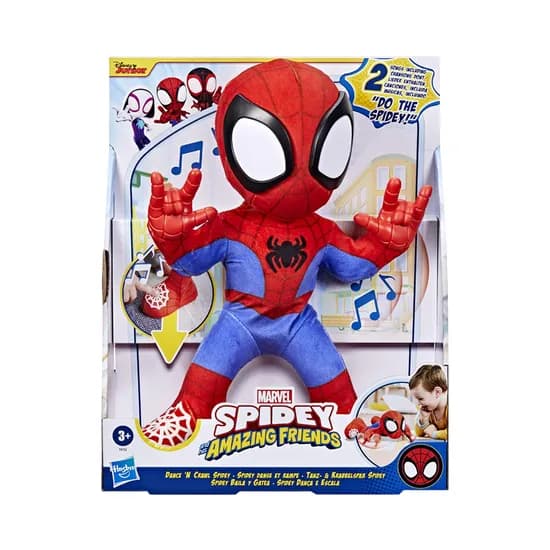 Muñeco Interactivo Hasbro Marvel Spidey And His Amazing Friends Dance 'N Crawl Spidey F6722