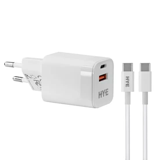 Carregador Hye HYEC44C / 30W / Cabo USB-C