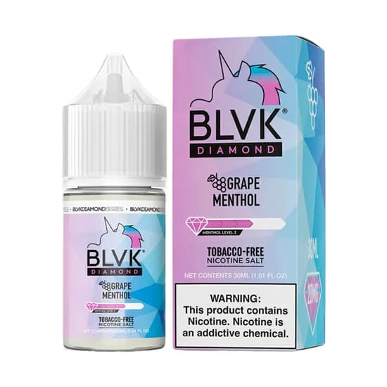 Juice BLVK Salt Diamond 50MG 30ML Grape Menthol