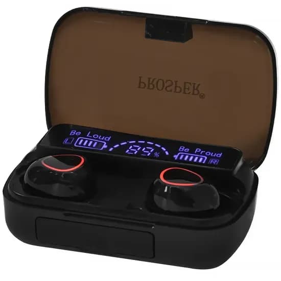 Fone de Ouvido Sem Fio Prosper M10 com Bluetooth e Microfone - Preto