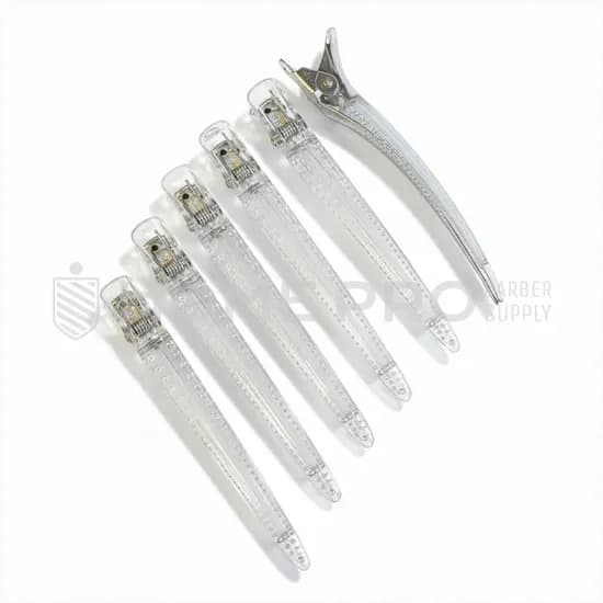 Presilha de Cabelo Transparente Lmpro 22168, Pacote com 6 Unidades