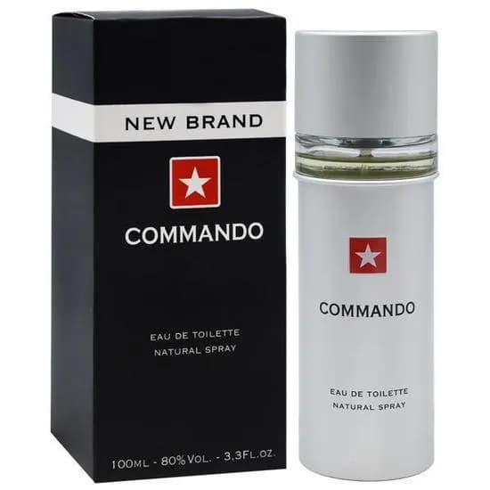 Perfume New Brand Commando Eau de Toilette Masculino 100ML