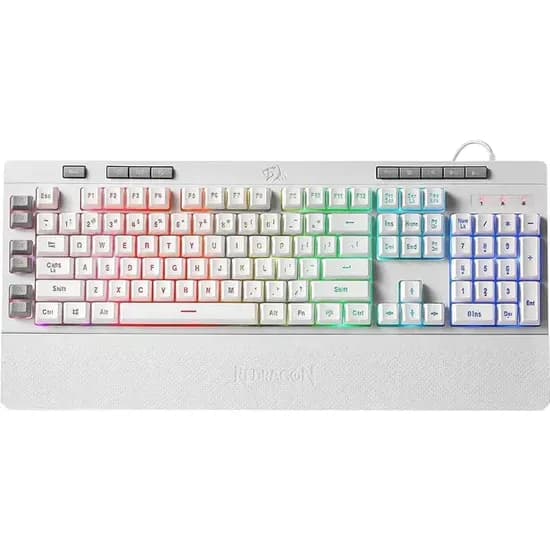 Redragon Teclado Shiva K512W-RGB-1 Eng White