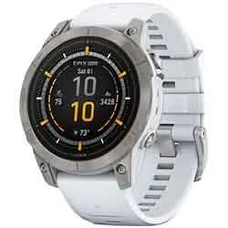 Relógio Garmin Epix Pro Sapphire 2 Gen - Titanium Branco (010-02804-10)