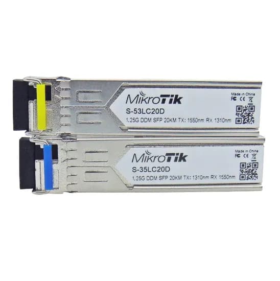 Mikrotik SFP s-3553LC20D Par de Modulos