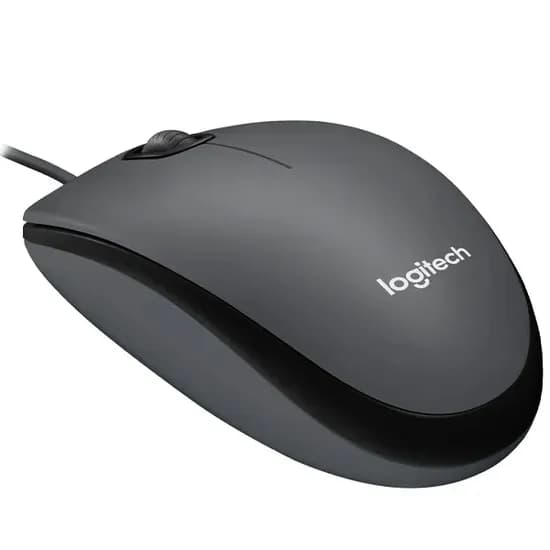 Mouse Logitech M100 Até 1.000 Dpi - Cinza