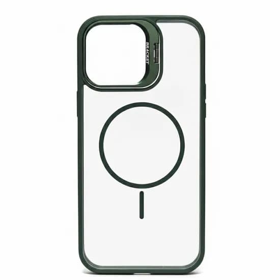 Capa Metal Stand para iPhone 16 Pro Max - Green