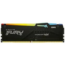 Memória Ram Macrovip Max BY Kingston Fury DDR5 16GB 6000MHZ RGB - Preto (KF560C36BBE2A-16CLLB)