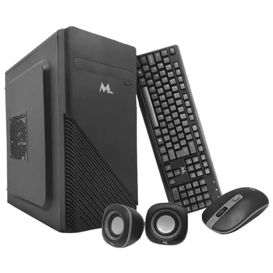 Gabinete Mtek Kit Barebone DK07 Mouse + Speaker + Teclado Português 180W