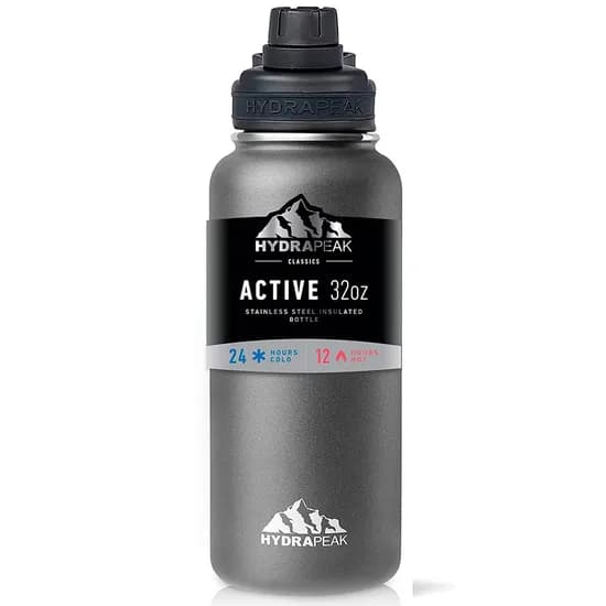 Garrafa Térmica Hydrapeak HP-WIDE-32-Graphite-Chug 946ML - Grafite