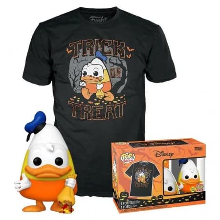Funko Pop Disney Trick Or Treat Donald Duck + Tess Bundle *M* 72821