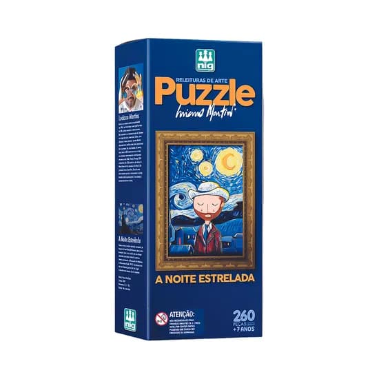Rompecabezas Nig Brinquedos 0581 La Noche Estrellada 260 Piezas