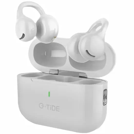 Fone de Ouvido Sem Fio G-Tide Clip-On com Bluetooth - Branco