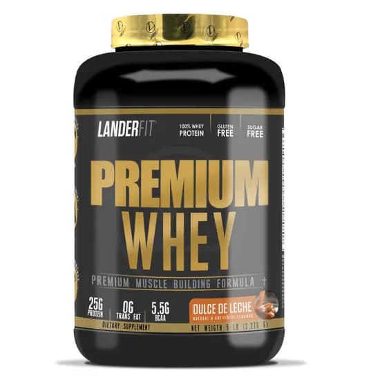 Landerfit Premium Whey 2.270G 5LB - Dulce de Leche