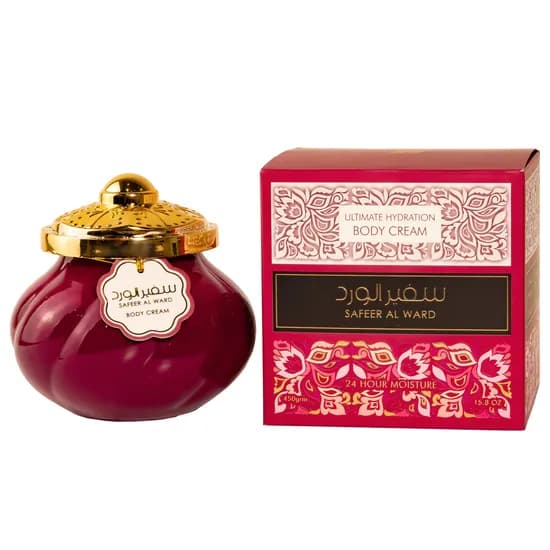 Ard Al Zaafaran Body Cream Safeer Al Ward 450G