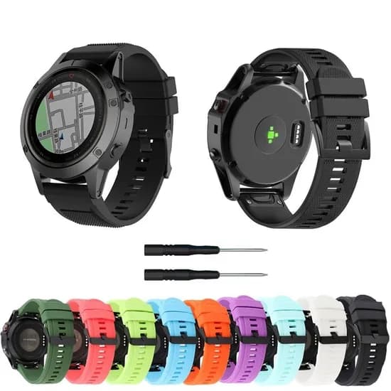 Bracelete Relogio do Esporte para Garmin Fenix ​​5X FENIX5X Plus Banda Banda de Relógio de Silicone