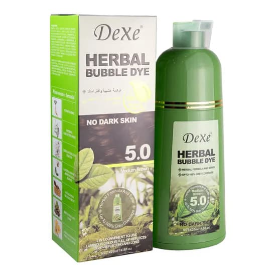 Dexe Herbal Bubble Dye Medium Brown 5.0 420ML