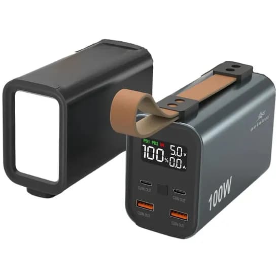 Carregador Portátil Peining M3 30000MAH/100W/USB/Tipo C - Preto